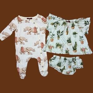 Milkbarn Bamboo Boho Bundle 3-6 Months